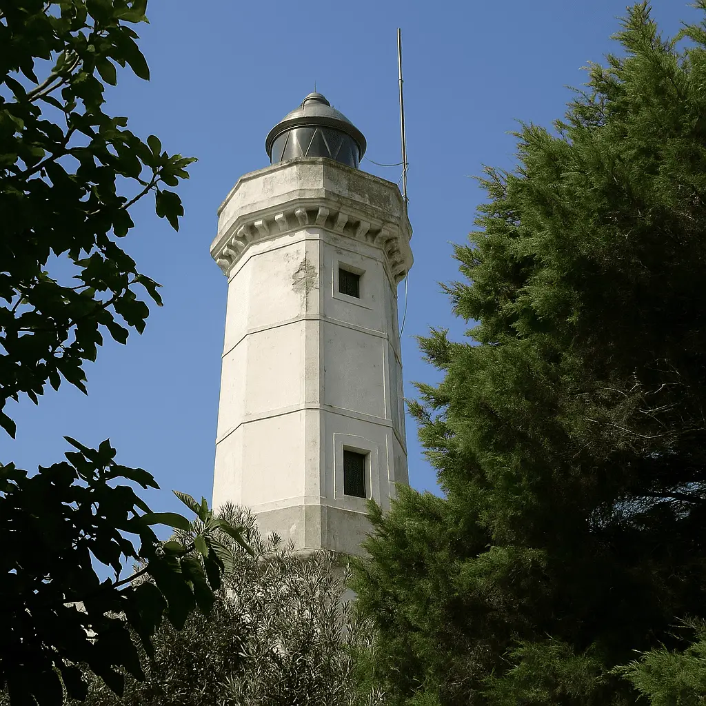 scorcio del Faro di Capo RIzzuto a Cala Janculla sulla Costa Viola Reggio Calabria