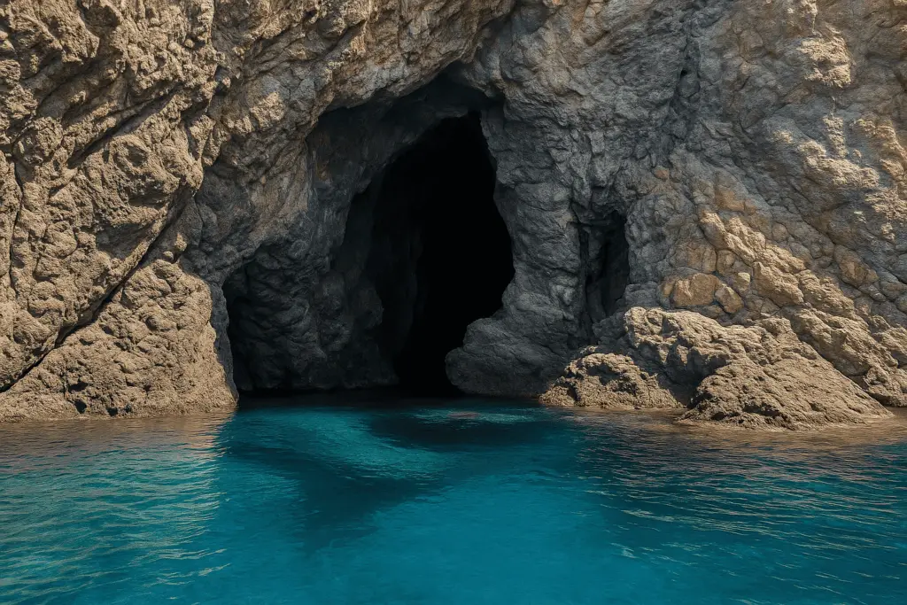 Grotte di Cala Janculla sulla Costa Viola Reggio Calabria
